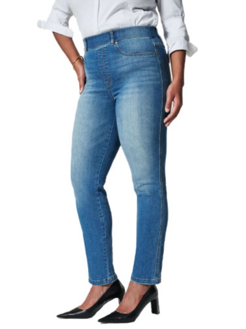 SPANX ankle straight jeans
